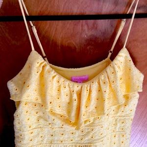 Lilly Pulitzer Yellow Sundress